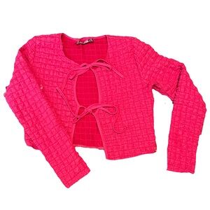 Urban Outfitters Large Tie Blouse